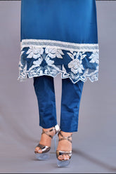 Royal Blue Embroidered Suit